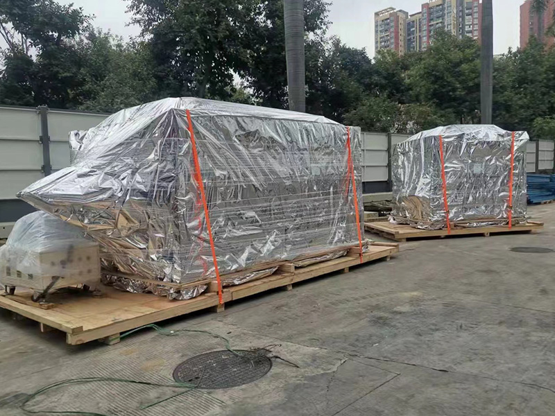 深(shen)圳沙井真(zhēn)空木箱包(bao)裝現場